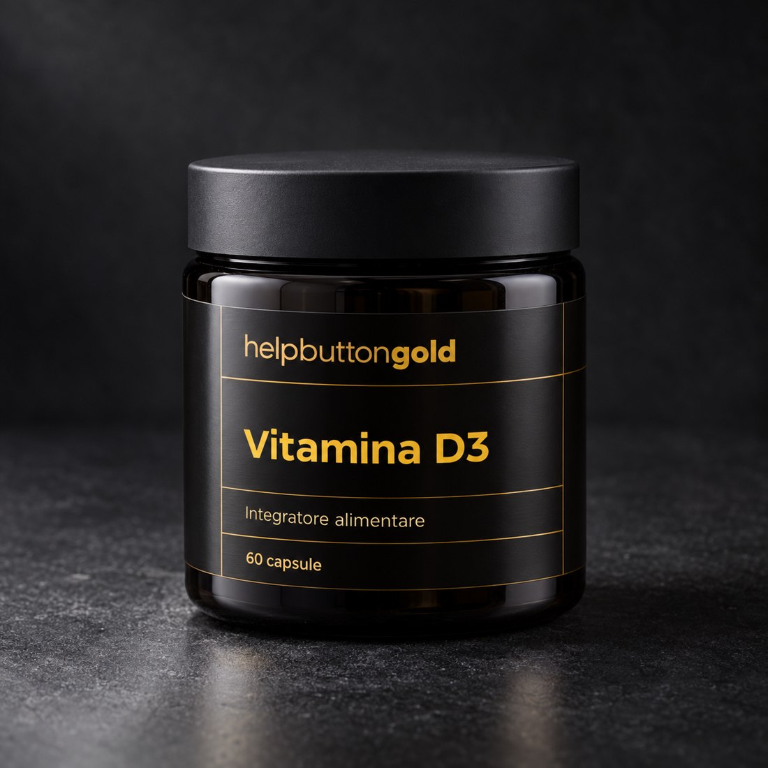 Barattolo di Vitamina D3, integratore alimentare, 60 capsule
